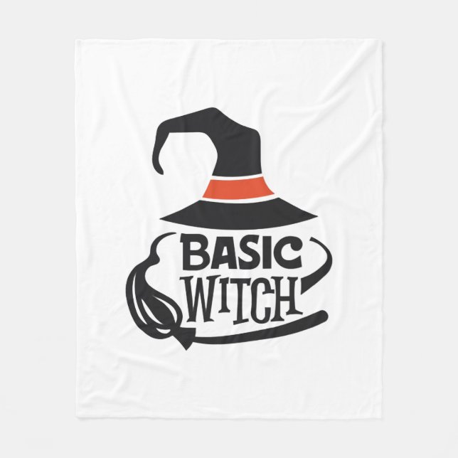 Basic Witch - Halloween Fleecefilt (Framsidan)