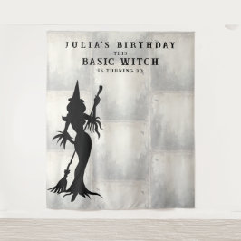 Basic Witch Halloween-Födelsedagsfestens bakgrund