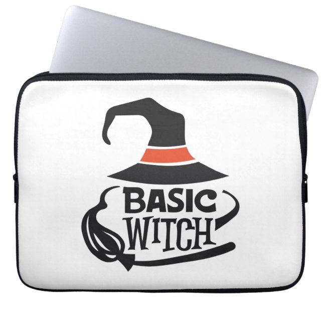 Basic Witch - Halloween Laptop Fodral (Framsidan)