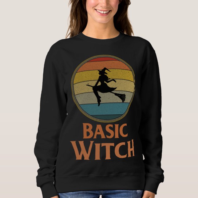 Basic Witch Halloween Womens Halloween Costume T Shirt (Framsida)