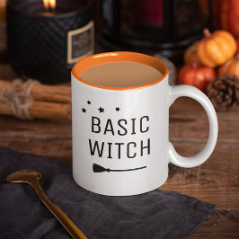 Basic Witch Modern Halloween Två-Tonad Mugg