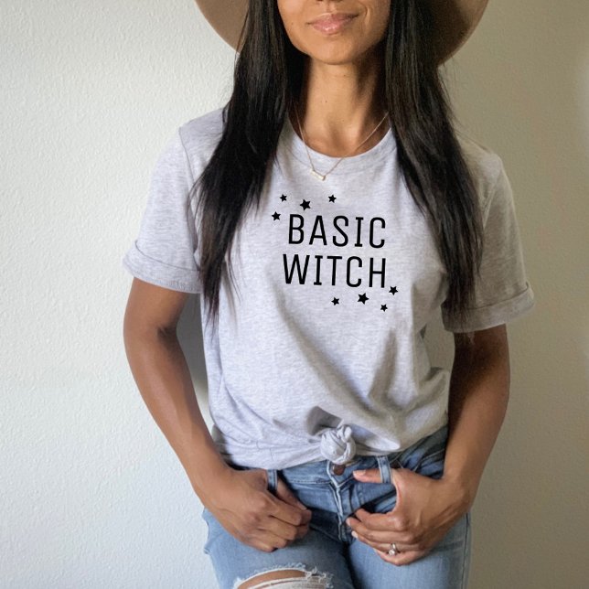 Basic Witch Modern Womens Halloween T Shirt (Skapare uppladdad)