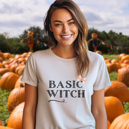 Basic Witch orange bow - söt coquette T Shirt