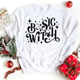 Basic Witch roligt Modern Womens Halloween T Shirt