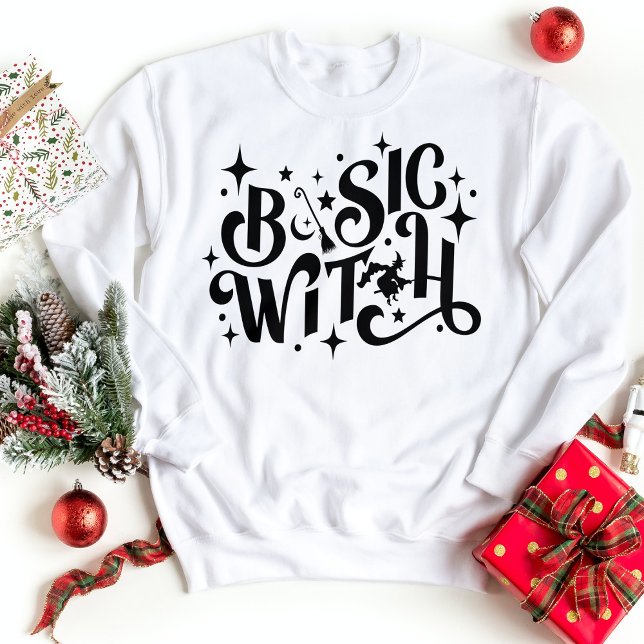 Basic Witch roligt Modern Womens Halloween T Shirt (Skapare uppladdad)
