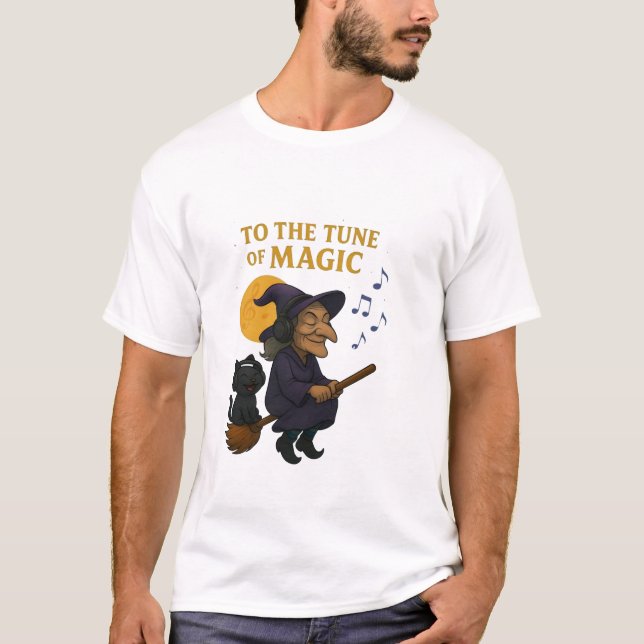 Basic Witch "Stanna där och prata" T Shirt (Framsida)