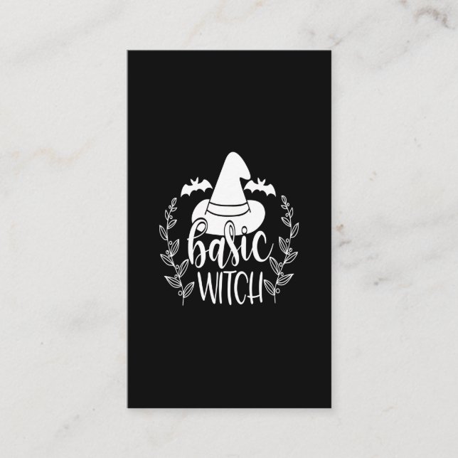 basic witch visitkort (Framsida)