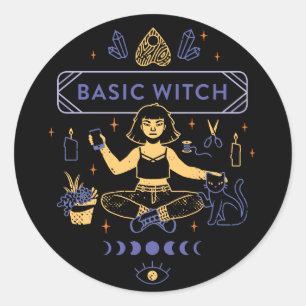 Basic Witches - Camille Chew Runt Klistermärke