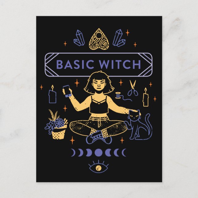 Basic Witches - Camille Chew Vykort (Framsida)