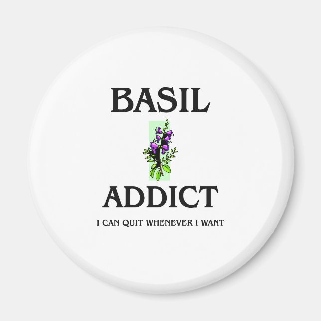 Basil Addict Magnet (Framsidan)