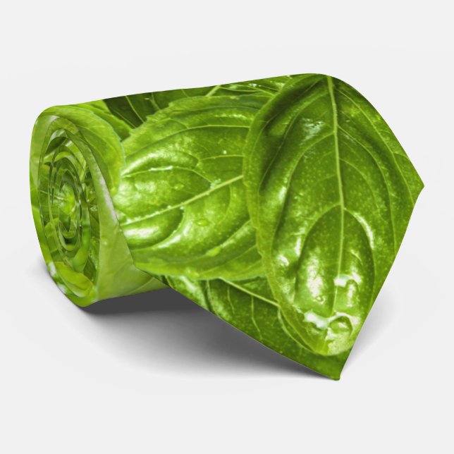 Basil Lövs Mönster Neck Tie Slips (Rullad)