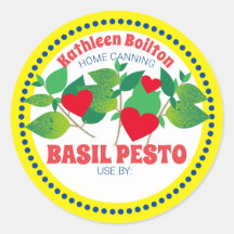 Basil pesto hearts italian home canning
