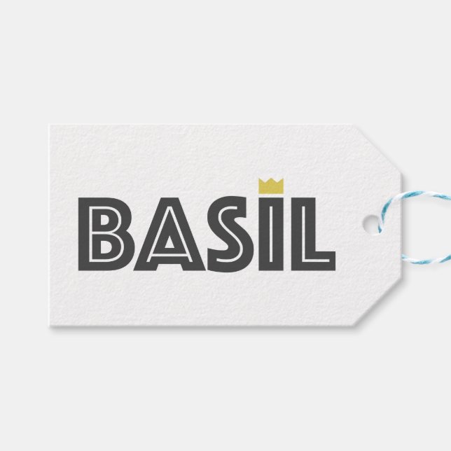Basil Presentetikett (Framsidan (Horisontell))