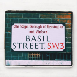 Basil Street - Kensington & Chelsea Mousepad Musmatta