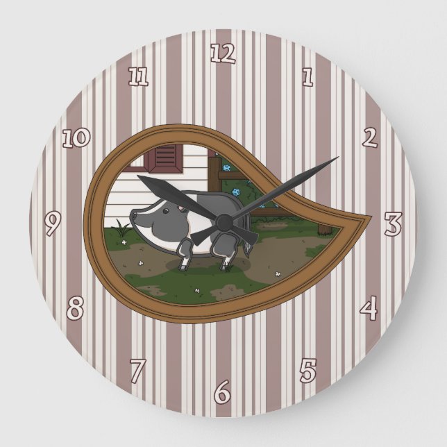 Basil the Gris Clock Stor Klocka (Framsida)