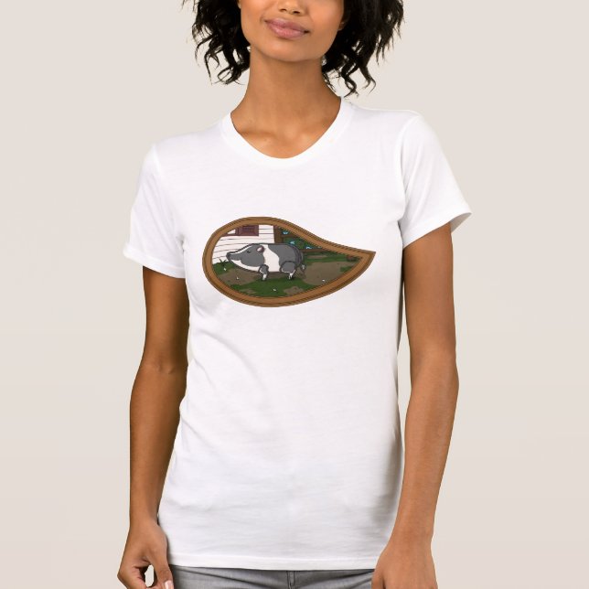 Basil the Gris Women's Light Shirt T-shirt (Framsida)