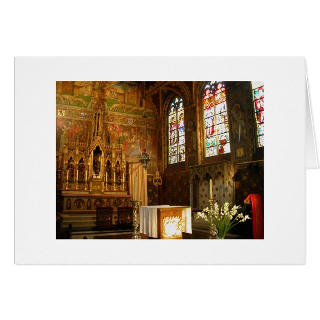 Basilica av det heliga blod hälsningskort (Framsidan Horizontal)