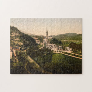 Basilica av Notre Dame, Lourdes, frankrike Pussel