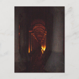 Basilica Cistern i Istanbul Photo Vykort