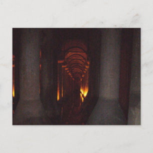 Basilica Cistern i Istanbul Photo Vykort