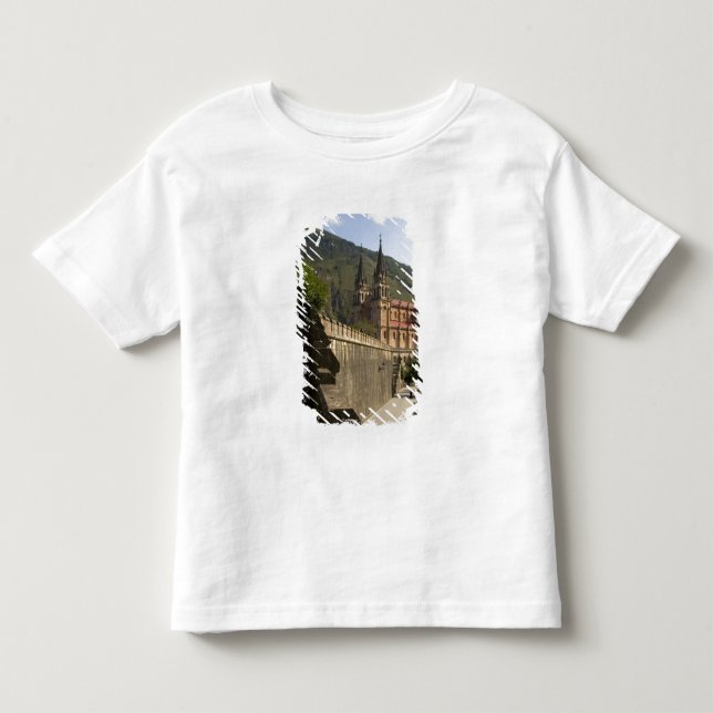 Basilica de Covadonga, nordvästra Spanien. Tee (Framsida)