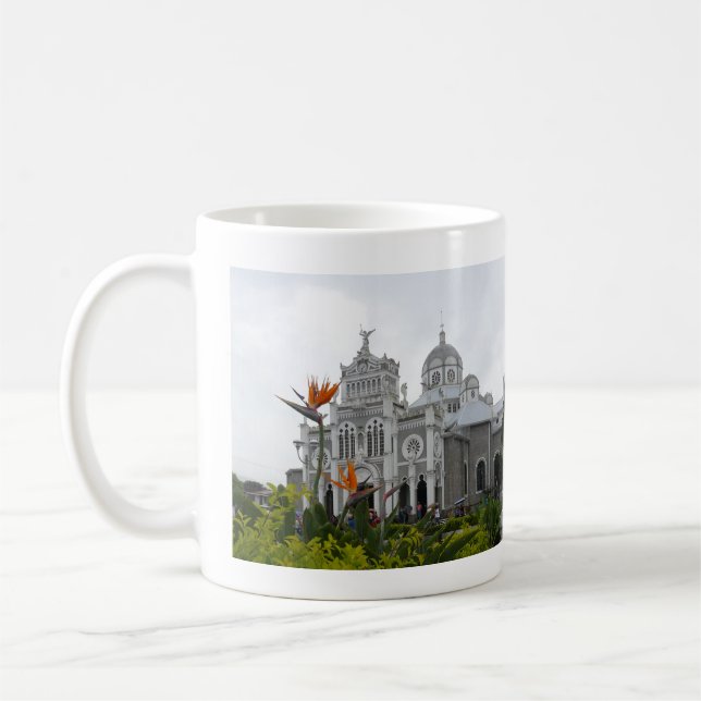 Basilica de Los Angeles, Cartago, Costa Rica Kaffemugg (Vänster)
