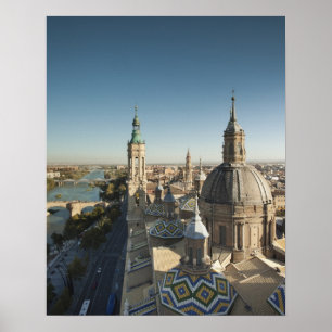 Basilica de Nuestra Senora del Pilar Poster