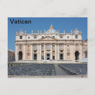 Basilica di San Pietro, Vatikanstaten, Rom, Italie Vykort
