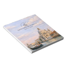 Basilica di Santa Maria della Salute Venedig Akvar Anteckningsblock