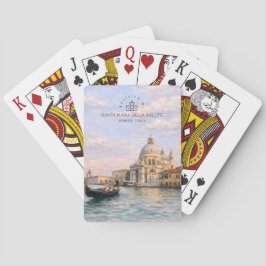 Basilica di Santa Maria della Salute Venedig Akvar Casinokort