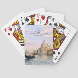 Basilica di Santa Maria della Salute Venedig Akvar Casinokort