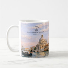 Basilica di Santa Maria della Salute Venedig Akvar Kaffemugg