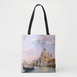 Basilica di Santa Maria della Salute Venedig Akvar Tygkasse