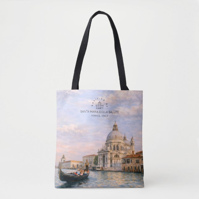 Basilica di Santa Maria della Salute Venedig Akvar Tygkasse (Framsida)