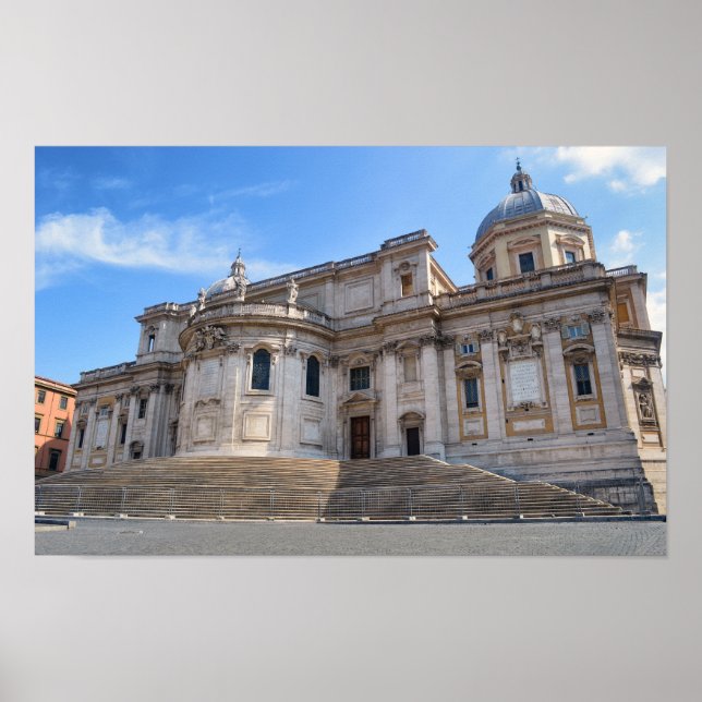 Basilica di Santa Maria Maggiore i Rom Poster (Framsidan)