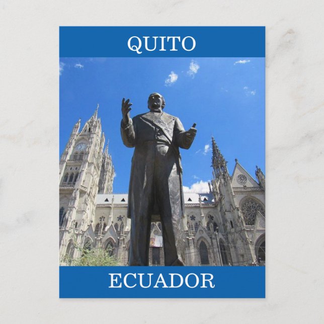 basílica ecuador vykort (Framsida)