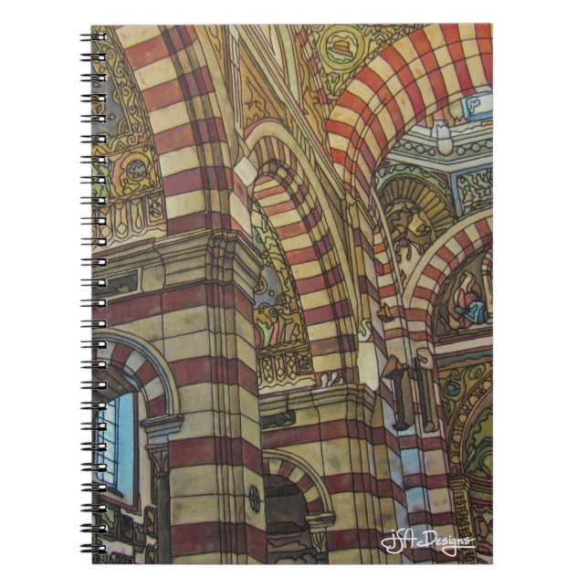 Basilica Notre Dame de la Garde Notebook Anteckningsbok (Framsidan)