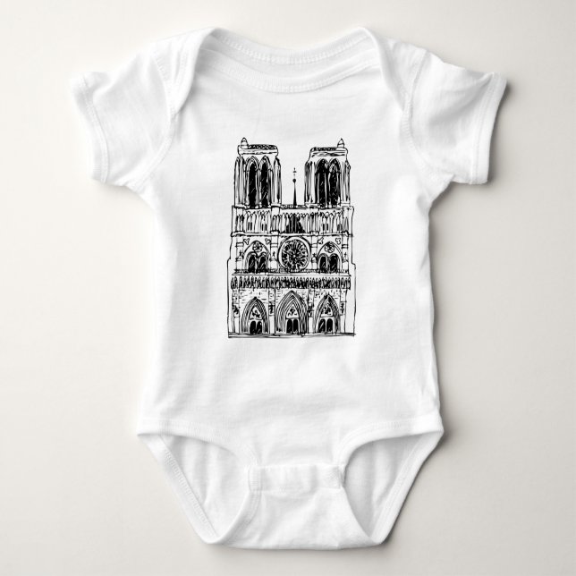 Basilica Notre Dame T-shirt (Framsida)