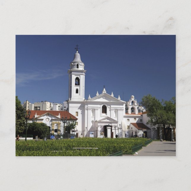 Basilica Nuestra Senora del Pilar i Recoleta Vykort (Framsida)