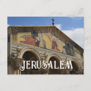 Basilica of Agony Jerusalem Israel Vykort