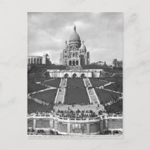 Basilica of Sacre-Coeur, Montmartre, 1876-1910 Vykort