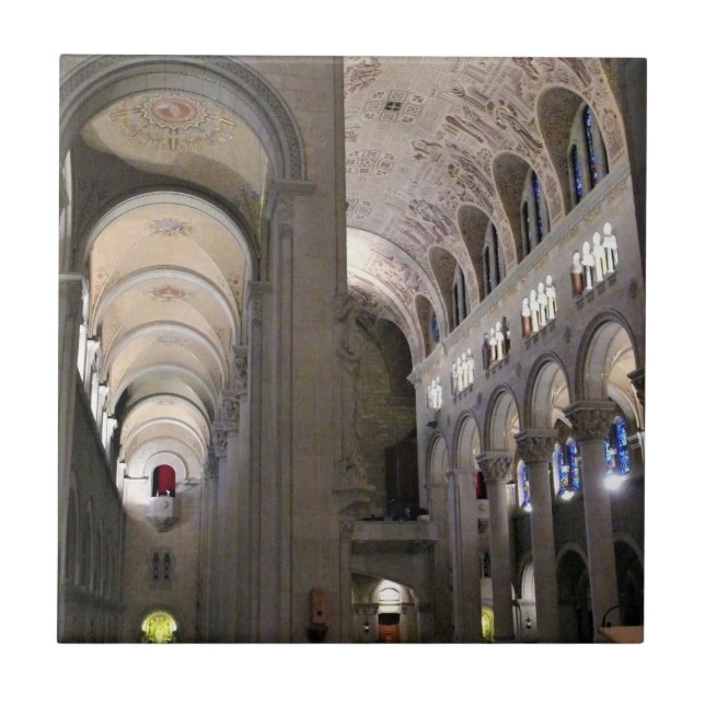 Basilica of Sainte Anne de Beaupre, Quebec, Kanada Kakelplatta (Framsidan)