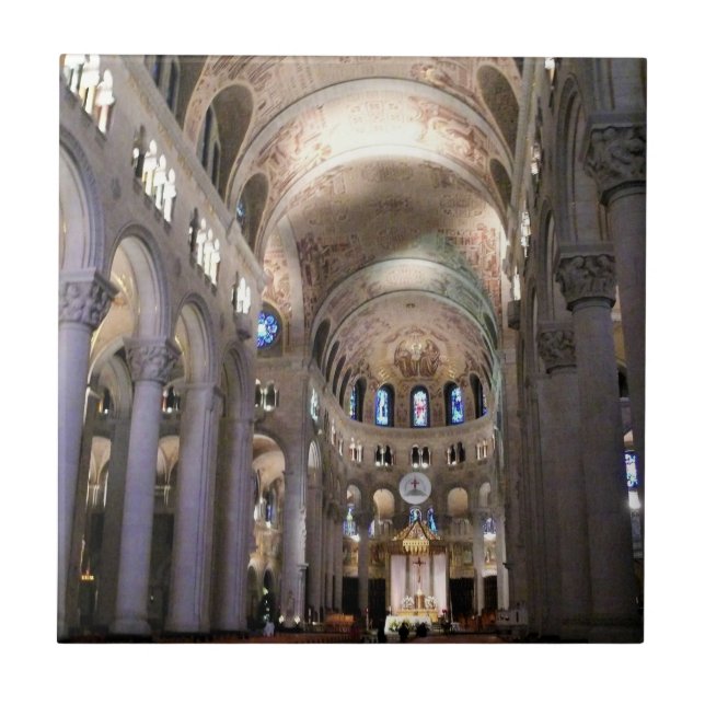 Basilica of Sainte Anne de Beaupre, Quebec, Kanada Kakelplatta (Framsidan)