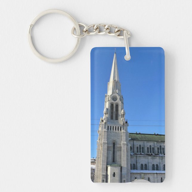 Basilica of Sainte Anne de Beaupre, Quebec, Kanada Nyckelring (Framsidan)
