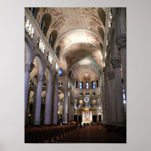 Basilica of Sainte Anne de Beaupre, Quebec, Kanada Poster