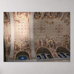Basilica of Sainte Anne de Beaupre, Quebec, Kanada Poster