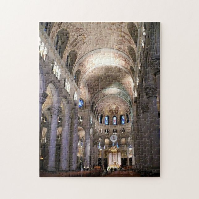 Basilica of Sainte Anne de Beaupre, Quebec, Kanada Pussel (Vertikal)