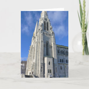 Basilica of Sainte Anne de Beaupre, Quebec, Kanada Tack Kort