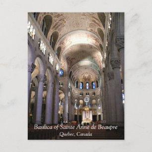 Basilica of Sainte Anne de Beaupre, Quebec, Kanada Vykort