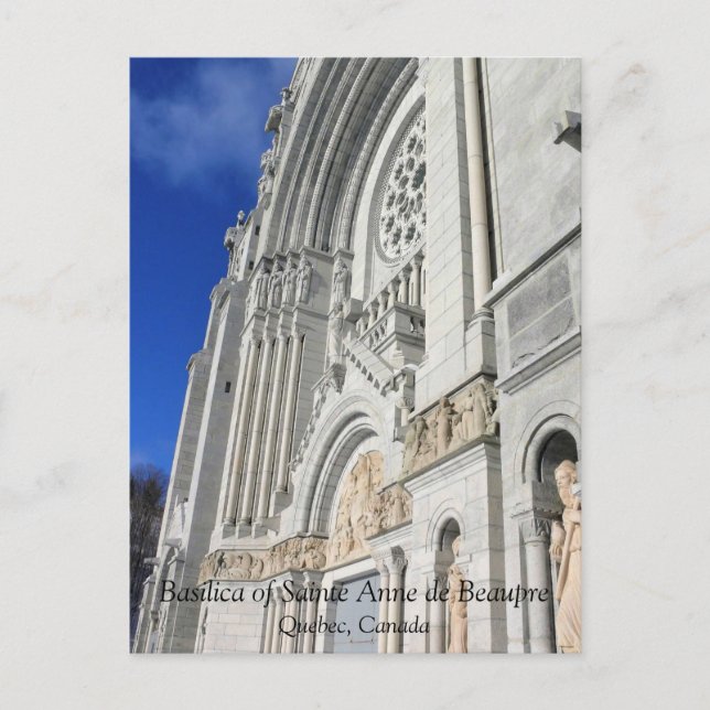 Basilica of Sainte Anne de Beaupre, Quebec, Kanada Vykort (Framsida)